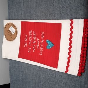 Kitchen Dish Towel Funny My Mother Was Right About Everything Mom Gift Mother's